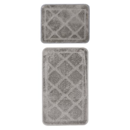 Bari fürdőszoba szőnyeg 101 ezüst 50x40 cm + 50x80 cm