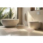 Bari fürdőszoba szőnyeg 102 bézs 50x40 cm + 50x80 cm