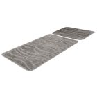 Bari fürdőszoba szőnyeg 102 ezüst  50x40 cm + 50x80 cm