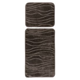 Bari fürdőszoba szőnyeg 102 taupe 50x40 cm + 50x80 cm