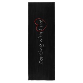 Luna konyhai futó szőnyeg 102 fekete 60x180 cm