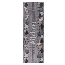 Luna konyhai szőnyeg 105 szürke 60x180 cm