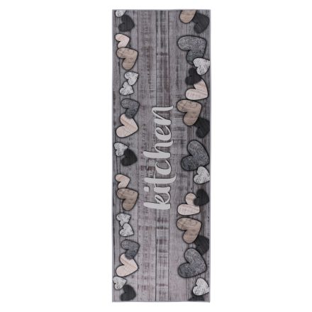 Luna konyhai szőnyeg 105 szürke 60x180 cm