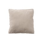 Plush 500 taupe díszpárna 45x45 cm