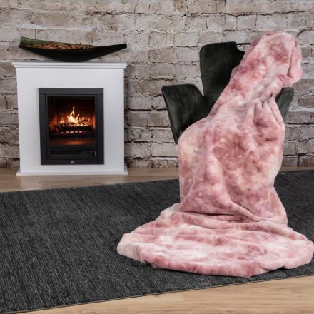 Rumba 500 pink takaró szett tartalma 1 db 150x200 cm takaró, 1 db 45x45 cm díszpárna 