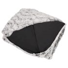 Smooth 500 fekete ágytakaró szett tartalma 1 db 230x250 cm takaró, 2 db 45x45 cm díszpárna 