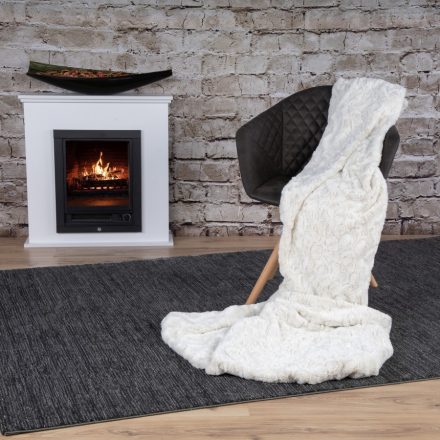 Smooth 500 törtfehér takaró szett tartalma 1 db 150x200 cm takaró, 1 db 45x45 cm díszpárna 