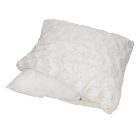 Smooth 500 törtfehér takaró szett tartalma 1 db 150x200 cm takaró, 1 db 45x45 cm díszpárna 