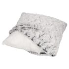 Smooth 500 fekete díszpárna 45x45 cm